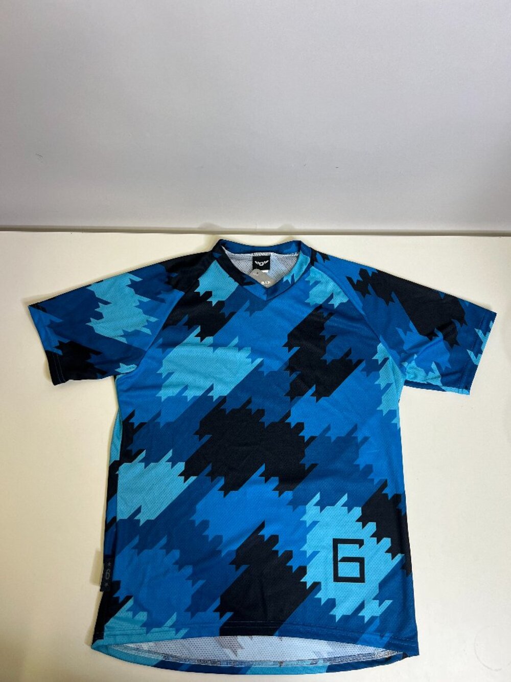 Twin Six M. Trail Jersey Genesis Crypsis Tech Tee Blue/Black - Size Medium